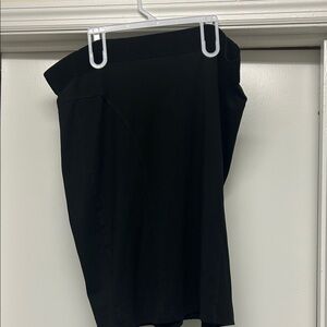 Miss Tina Black A-Line Skirt